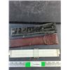 Image 1 : (2) Slide Ruler Cases, (1) Geotec Slide Ruler