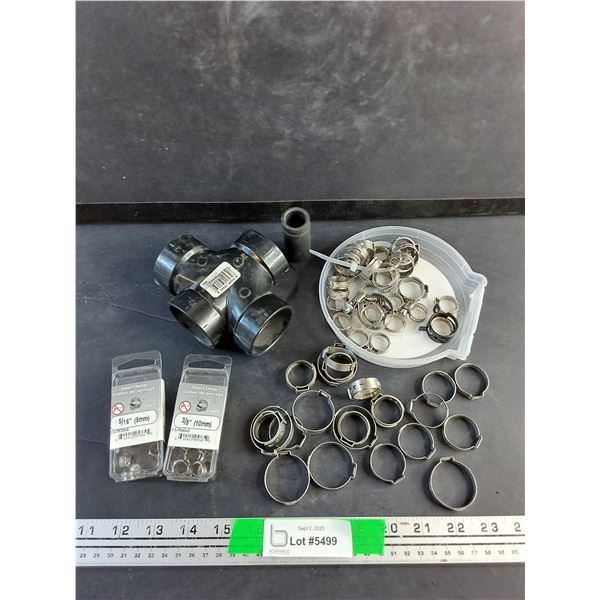 Seal & Pex Clamps, Pipe Coupler