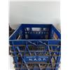 Image 4 : Milk Crates, (2) Glass A&W Rootbeer Bottles - As Is CANNOT SHIP
