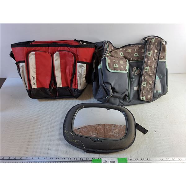 Sublime Lunchbag, Babyboom Diaper Bag, Brica Mirror - As Is