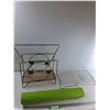 Image 1 : Magazine Rack, Yoga Mat, Wire Rack - As Is  -  PICK UP