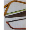 Image 5 : (2) Bow Saws, Saw As Is  -  PICK UP