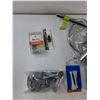 Image 2 : Battery Operated Candle holder, Wood Screws, Spring Door Stop, Misc - As Is
