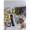 Image 3 : Foam Block, Fake Flowers, Pipe Cleaners, Misc - As Is