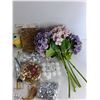 Image 4 : Foam Block, Fake Flowers, Pipe Cleaners, Misc - As Is