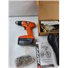 Image 2 : Black & Decker Drill, Nails, Bike Seat, Misc - As Is