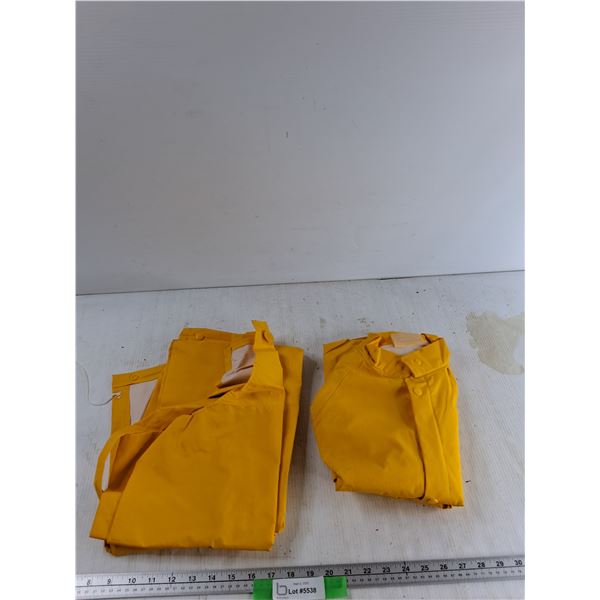 Rain Jacket, Rain Pants - XL As Is