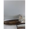 Image 2 : Decorative Bowl, Mirror, Wall Hooks, Misc - As Is
