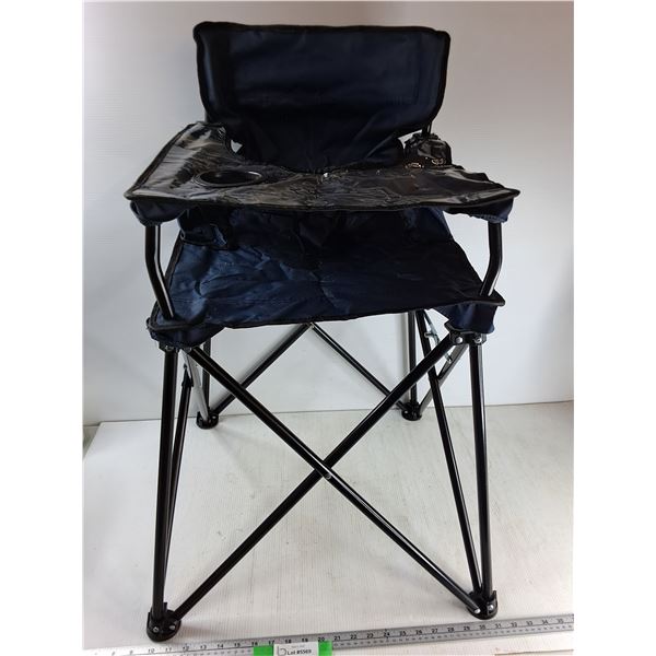 Folding Baby Chair With Tray - As Is  -  PICK UP