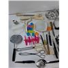 Image 2 : (10) Knifes, (2) Tongs, (2) Spatulas, Misc - As Is