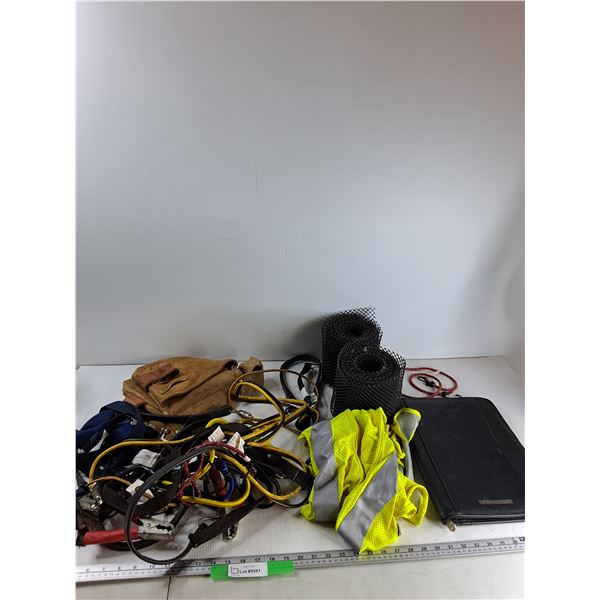 Tool Belt, Hi Visibility Vest, Bungee Cords, Misc - As Is