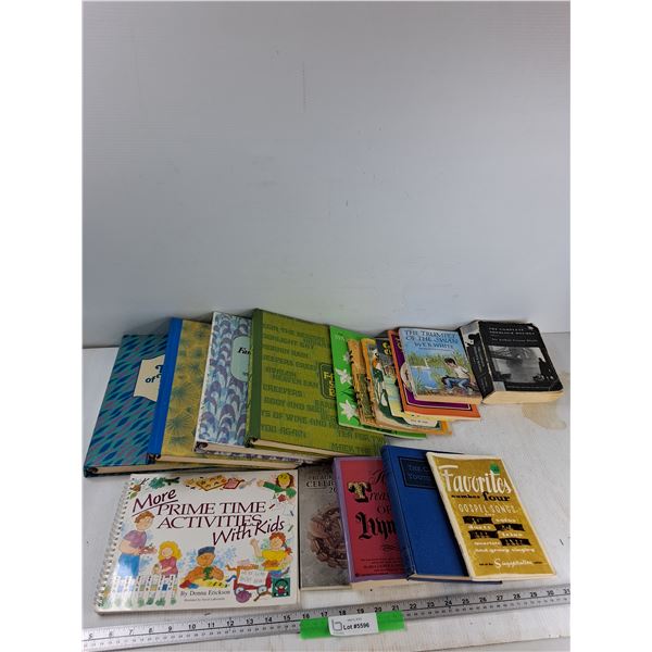 (16) Books - The Complete Sherlock Holmes, The Trumpet And The Swan, The Canadian Youth Hymnal, Misc
