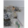 Image 3 : Assorted Nails, Assorted Bolts, Pulley, Misc - As Is