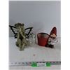 Image 1 : Garden Decorations, Planter Pot, Jar - As Is