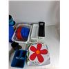 Image 4 : Assorted Baskets, Ice Cube Molds, Paper Cups, Misc - As is