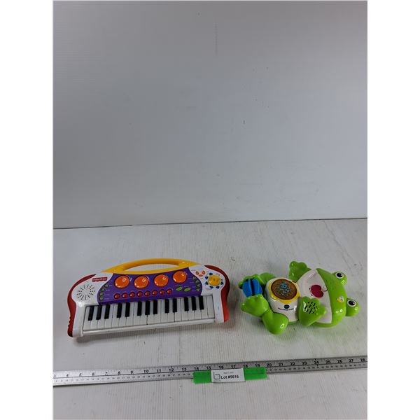 Fisher-Price Piano, Vtech Pour & Float Froggy - As Is