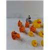 Image 2 : Assorted Rubber Ducks, Rubber Dinosaurs - As Is