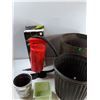 Image 2 : (2) Way Pump, (5) Planter Pots - As Is, Pickup Preferred