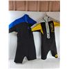 Image 5 : (4) Wet Suits -Sea Doo Junior 12, (2) Fluid Junior 12 And Small, Body Glove Womens 11/12 - As Is
