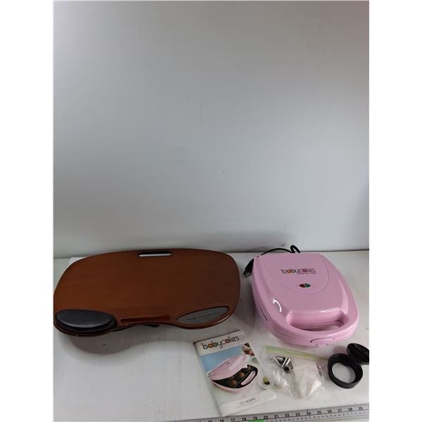 Lapdesk, Babycakes Cupcake Maker - Turns On As Is