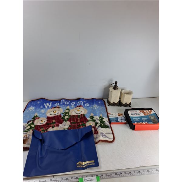 Welcome Mat, Soap Dispenser, Proactive Physiotherapy,  Misc - As Is