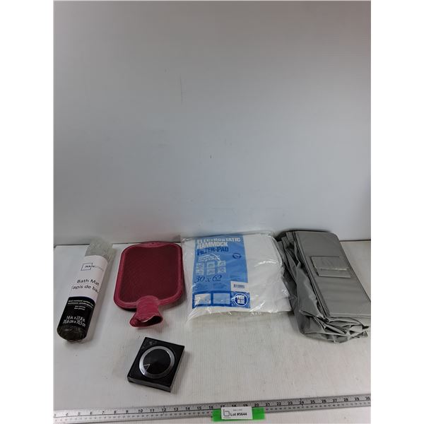 Closet Organizer, Electrostatic Hammock, Bathmat, Misc