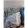 Image 2 : (2) Inflatable Pool Toys, Tow Rope, Inflatable Bed - As Is -  PICK UP