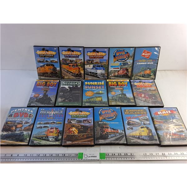 (16) DVD Movies - Southern California Rail Journal, Upper Mississippi, The Milwaukee Road