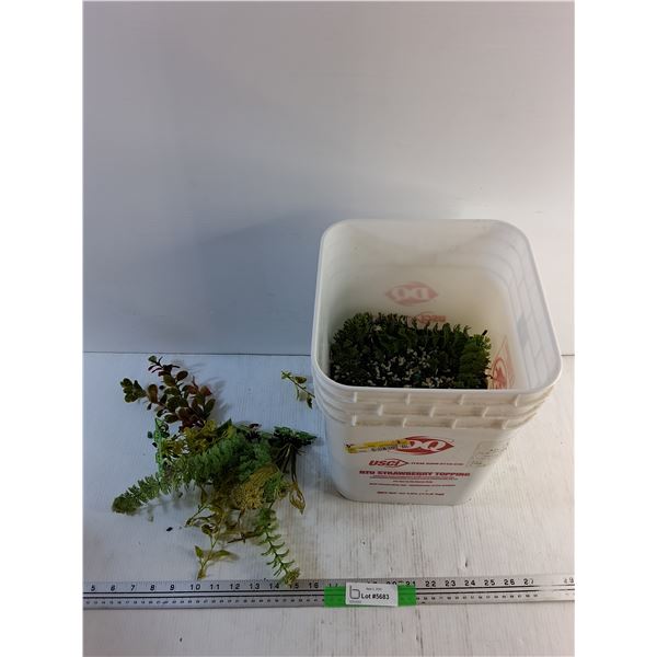 Aquarium Rocks, Artificial Plants  -  PICK UP