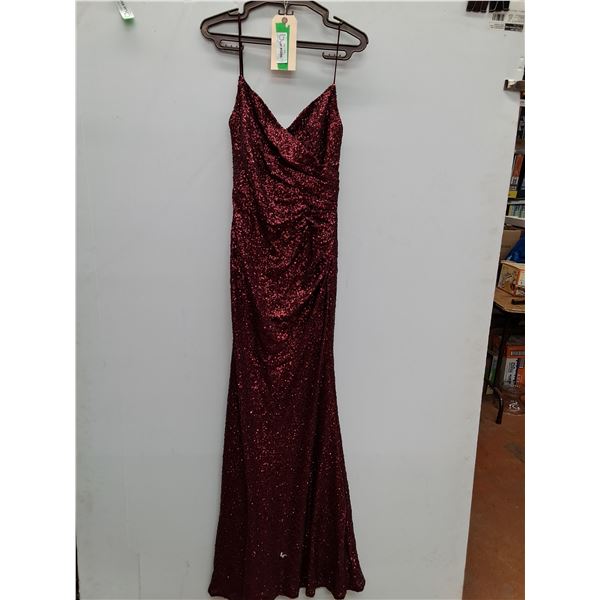 Sorella Vita Formal Dress - Size 16 - Red Sequins