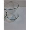 Image 3 : (4) Clear Glass Mixing Bowls