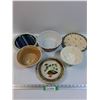 Image 1 : (3) Ceramic Baking Pans & (3) Ceramic Plates