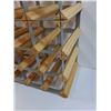 Image 3 : Wood & Metal Wine Rack - 20" x 9" x 20.5"  -    PICK UP
