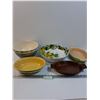 Image 1 : (2) Serving Bowls (3) Oval Baking Dishes - Assorted SIzes