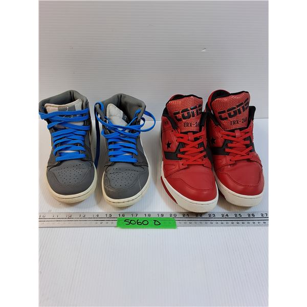 (2) Shoes: Nike & Converse - Size 8.5 & 10