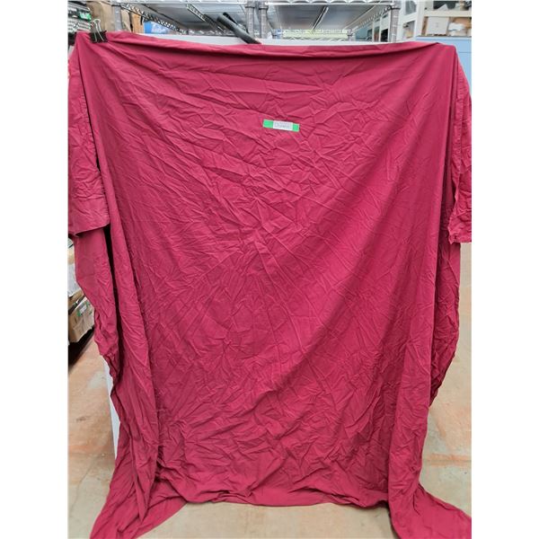 Red Bed Sheet 70" x 65"
