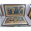 Image 1 : (2) 33x19″ Historical Traditional Japanese Paintings Cannot Authenticate