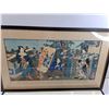 Image 3 : (2) 33x19″ Historical Traditional Japanese Paintings Cannot Authenticate
