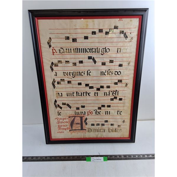 20x28″ Latin Musical Chant Poster