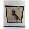 Image 2 : 20x20″ Traditional Chinese Cat Art