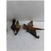 Image 2 : (3) Bird Coat Hanger Sculptures, Duck, Loon, Pheasant