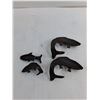 Image 2 : (4) Metal Fish Hanger up to 6″
