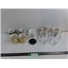Image 1 : (7) Various Ceramic Mugs, (2) Glass Mugs, Misc