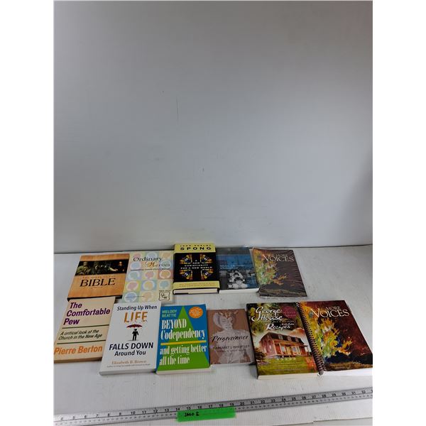 (11) Books - The Story Of The Bible, Ordinary Heroes, The Comfortable Pew, Misc