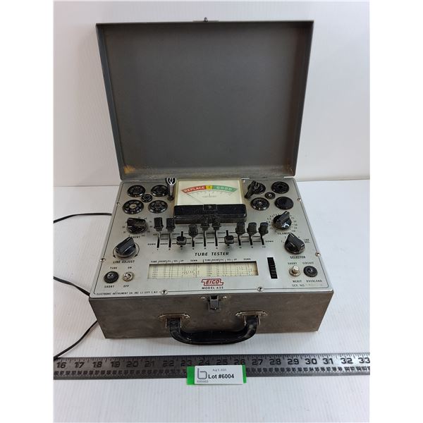 Vintage Eico Electronic Tube Tester - Powers On - Pickup Only