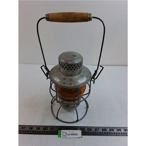 Vintage CP Rail "Orange Glass" Lantern