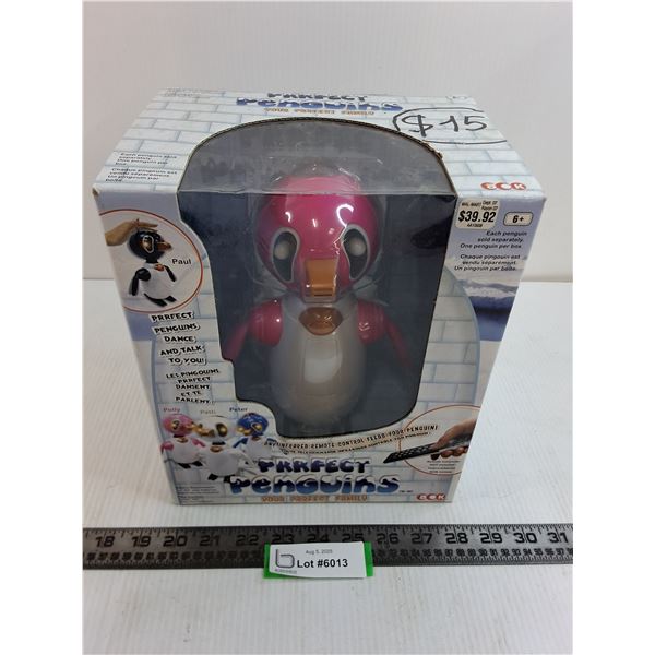 Perfect Penguins Robotic Pink Penguin in Box - Untested
