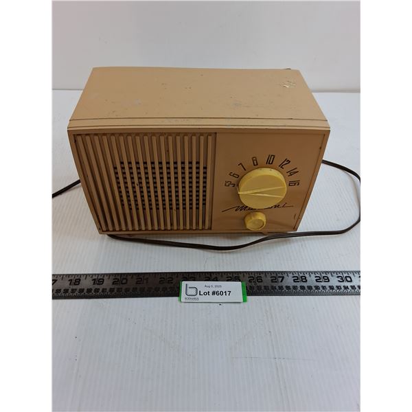 Vintage Marconi AM Radio - No Power Detected - As is