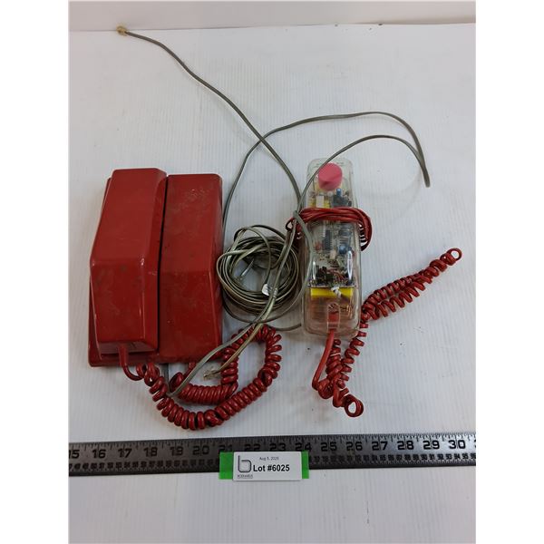 (2) Vintage Landline Telephones (Curtis T1620 and Northern Electric)