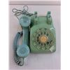 Image 2 : Vintage ITT "Robin Egg Blue" Rotary Telephone - Untested